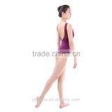 (WG06034) Black Ballet Leotard, High Cut Leotard, Tank Spandex Leotard thumbnail-3
