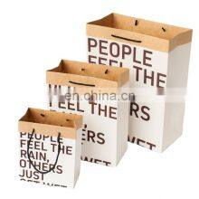 Wholesale High Quality Gift Paperboard Retail Paper Bag With Rope Handle Paper Bags