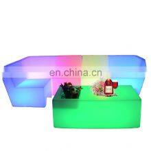 Bar Stool Led High Chair Glowing Outdoor Nightclub Used Garden Patio Plastic Led Furniture Set Chair Table Light for Party thumbnail-2