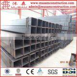 Astm a53 black carbon square steel pipes