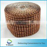 Coffee Brown Plastic Pyramid Rhinestone Mesh Quality Choice