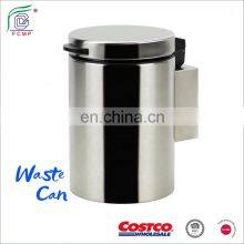 High Quality Pedal Bin Stainless Steel Hotel Wall Mounted Bin thumbnail-5