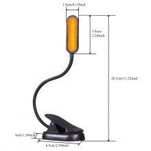Read Anywhere Convenient 1600K 4000K 6000K Mini Clip Led Book Light thumbnail-2