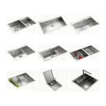 Premium 304 Steel Kitchen Sink + Full Fitting Kit for Home Use
