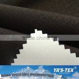 Black Breathable Waterproof Fabric Nylon Stretch Fabric PTFE Coated Fabric