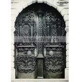 Unique wooden renaissance carved doors