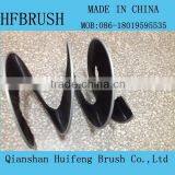 Nylon bristle /horse hair/copper wire spiral polishing brush