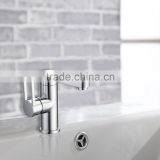 Square Modern Cold and Hot Water Basin Faucet ABF134