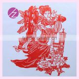 Asian Beauty chinese new year decorations folded paper decorative JZ-27