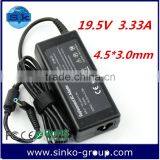 AC 100-240V 1.5A 50-60Hz 65w Switching Laptop Adapter for 19.5v 3.33a 4.5*3.0mm thumbnail-1
