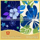Nylon Lycra Tropical Flower Pattern Printed Swimwear Fabric /Floral Design Printing Dress Fabric thumbnail-2