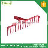 14T Metal Lawn Rake Head thumbnail-1