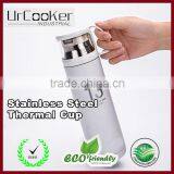 High Quality Stainless Steel Travel Mug With Easy Clean Lid, 16-Ounce, Black thumbnail-1