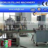 Automatic Carbonated Beverage Soft Drink Glass/ Bottle/ Tin Can Filling and Sealing Machine