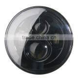 H4 40W 7Inch Round LED Headlight Hi-Lo Beam FIt 2007-2015 For J-eep For Wrangler JK TJ LJ Pure White DC12V-30V Waterproof thumbnail-1