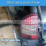 Fast Shipment 0.3x10m Dark Black 3D Car Headlight Film Sticker thumbnail-4