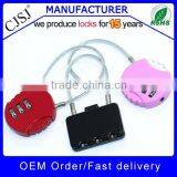 High Security Colorful Digital Combination Cable Lock thumbnail-5