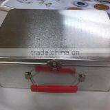 Handle Tinplate Lunch Box