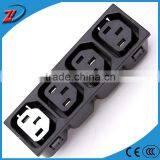 IEC Four Way Power Socket Outlet