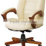 Middle Back Wood Leather CEO Executive Chair Office Furniture (HX-B1104)