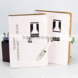 Fashion Printed Logo White Color pu Loose Leaf Organizer thumbnail-4