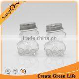 Empty Bear Shaped Glass Storage Jar For Christmas Gift thumbnail-4