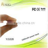 Universal Portable Super Thin Power Bank1500mah