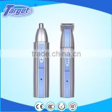Steel cutting blades electric trim nose and ear hair trimmer