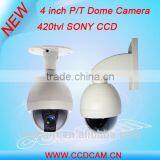 Fine Ccd 420tvl Analog Rs-485 Cctv Mini Ptz 360 Degree Camera With Dvr thumbnail-1