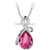 Women Jewelry Necklace Fashion Crystal Pendant Alloy Ailver Bracelet Chain thumbnail-6