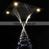 Stainless Steel Bathroom Accessories Rainfall Waterfall Water Screen Shower Head Remote Control Shower Bath thumbnail-4