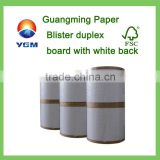 High bulking blister duplex board white back