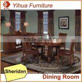 Yihua Sheridan Wooden Dining Room Furniture Dining Table And Dining Chair