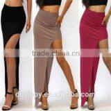 2015 HOT Women's Lady High Waist Side Open Leg Slit Long Maxi Dress Pencil Skirt thumbnail-5