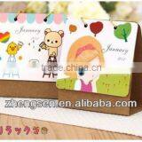 Cute Mini Desk Calendar With Kraft Paper Low Price