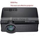 LCD Style Portable Projector Ico Projector SD50 Plus With HD 1080P Support