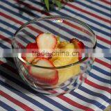 Heat Resistant Double Wall Glass Bowl