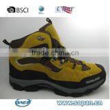 High Cut PU Leather Men Hiking Shoe With Brown Color Leather thumbnail-1