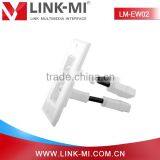 LINK-MI LM-EW02 Dual Port Home Theater HDMI Keystone Wall Plate Best Buy thumbnail-4