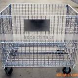 metal storage cage with 4 wheels
