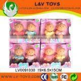 2013 Hot Selling High Quality Vinyl 6 Inch Solid Baby Doll as Gift for Kids Play With EN71 thumbnail-1