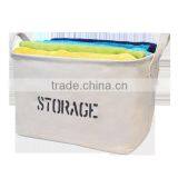 Coffee PE Coating Waterproof Printed Sturdy Jute Organizer Basket , Eco-friedly Jute Storage Basket thumbnail-3