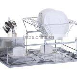 Dish Rack With 430 Stainless Steel Tray and Cutlery Holder