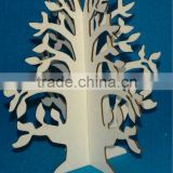2015 year china suppliers sale FSC&SA8000 poplar wooden tree art christmas crafts for cheap price