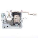 Roating Dancer Hand Cranked Music Box Mechanism