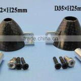 Carbon Fiber Spinner RC Aircraft Parts D32 D35 Spinners for 10'' ~ 13'' Folding Propeller thumbnail-1