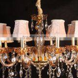 Top Crystal Contemporary Candle Pendent Light thumbnail-4
