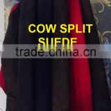 soft cow split suede leather