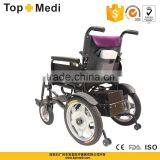TOPMEDI Best Selling Cheap Price Foldable Electric Wheelchair for Elderly and Disabled People thumbnail-5