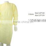 Disposable Yellow Isolation Gown thumbnail-1